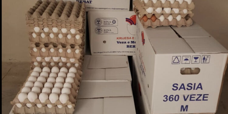 AKU bllokon mish dhe 7 mijë kokrra vezë në Korçë, vendos 39 milionë lekë gjoba