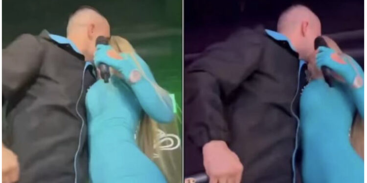 VIDEO/ A ka diçka mes tyre? Don Xhoni i jep një puthje të zjarrtë Era Istrefit