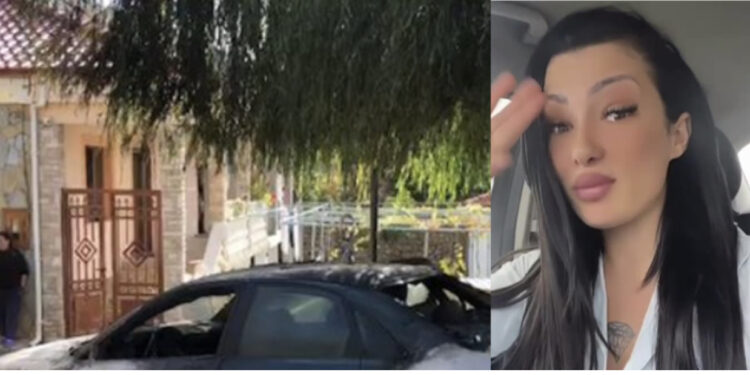 Djegia e makinës në Bilisht, shoqërohen në polici 15 persona, mes tyre “gangsterja” Deizi Arapi