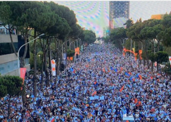 Protestat masive, Berisha sot takim me krerët e degëve të Tiranës