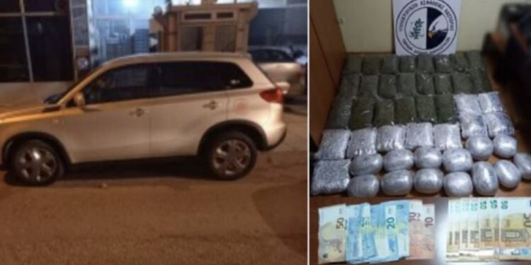 Tentuan të kalonin 46 kg kanabis në kufi, arrestohet çifti shqiptar në Greqi