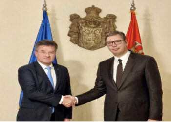 Takimi me Vuçiç në Beograd, Lajçak: Të gjitha marrëveshjet për dialog duhet të zbatohen!