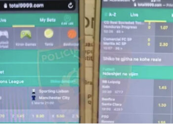 “Dy herë mat”, vinin baste sportive arrestohen 2 persona, 1 në kërkim/ Emrat