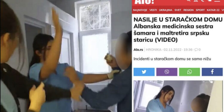 Propaganda serbe, rastin në Pejë e paraqesin si “dhunë ndaj të moshuares serbe nga një shqiptare”