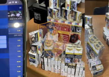 Kontrabandë cigaresh dhe baste sportive, arrestohet një i ri në Tiranë dhe procedohen 4 të tjerë