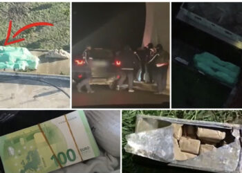 VIDEO/ “Shtrihu në tokë shpejt”! Lëshohet RENEA! Tufat me 100-çet e eurove! Armë dhe thasët me kokainë