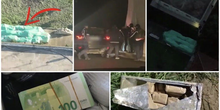 VIDEO/ “Shtrihu në tokë shpejt”! Lëshohet RENEA! Tufat me 100-çet e eurove! Armë dhe thasët me kokainë