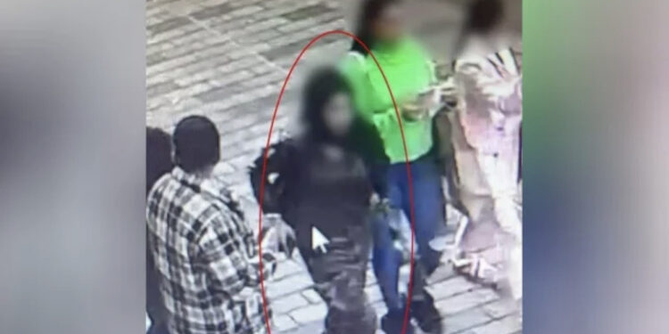 Shpërthimi në Stamboll/ E mbuluar me shami, kamerat kapin gruan teksa vendosi pakon në rrugë