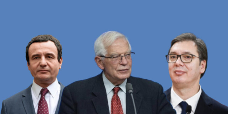 Tensionet në Kosovë, Borrell bisedon me Kurtin dhe Vuçiç: Të shtyhet vendimi për targat dhe të formohet asociacioni