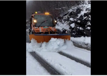 Pas përmbytjeve vjen dëbora në Shkodër