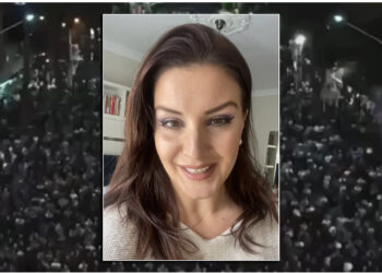 VIDEO/ Floriana Garo thirrje shqiptarëve: Bashkojuni protestës, nuk është vetëm dita e demokratëve