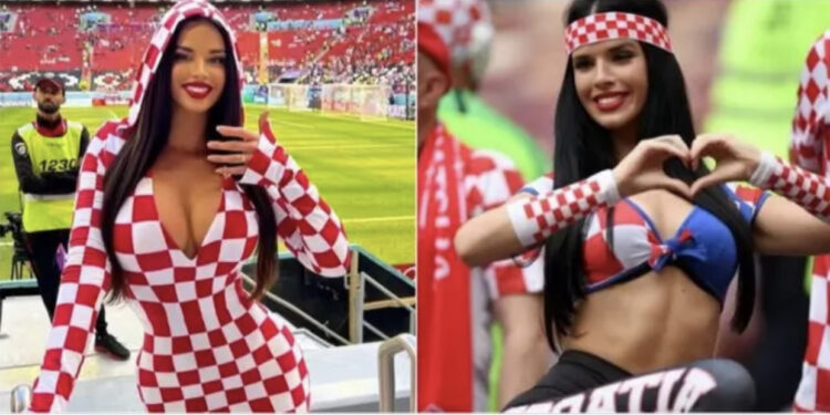 “Turp t’ju vijë!”/ Ka “ndezur” stadiumet në Katar me FOTOT e saj provokuese, tifozja kroate rrezikon burgun!
