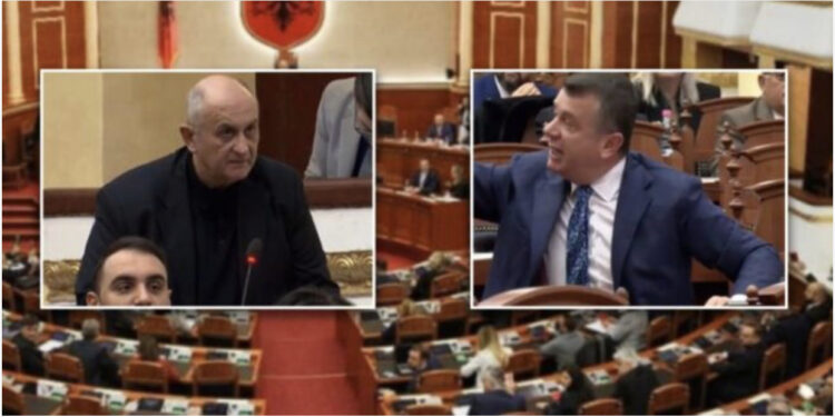 Debate të ashpra në Kuvend, Vasili-Ballës: O skizofren mos bëj si idiot…