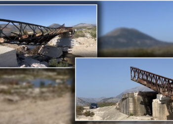 Shembet sërish ura që lidh fshatin Vane me rrugën nacionale Delvinë-Sarandë, 500 banorë të bllokuar