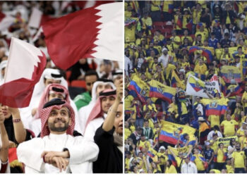 Tifozët mbushin stadiumin, gati për ndeshjen e parë të “Katar 2022”