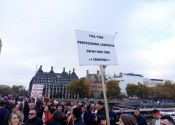 “Me kohë të plotë marangozë, në kohën e lirë kriminel”, shqiptarët ironizojnë Bravermanin