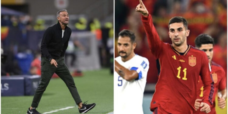 Dhëndri i Luis Enriques, sulmuesi Ferran Torres shpërblen besimin: Shënon dhe thyen rekordin e një legjende