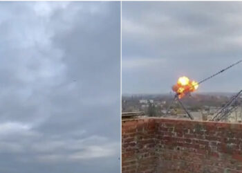 VIDEO/ Putin nuk heq dorë, “bombardon” Kievin me raketa