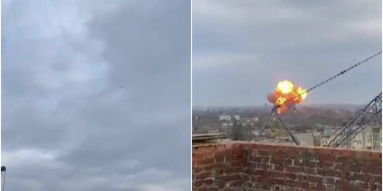 VIDEO/ Putin nuk heq dorë, “bombardon” Kievin me raketa