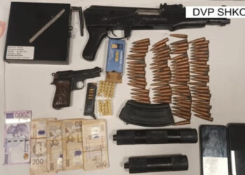 EMRI/ Zbulohet magazina e përshtatur për kultivim kanabisi në Shkodër, prangoset 35-vjeçari, i sekuestrohen dy armë me silenciator