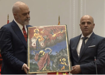 Ikona e veçantë i kthehet Maqedonisë së Veriut, gjest simbolik për besimtarët ortodoksë