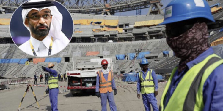 FOTO/ Shefi i Kampionatit Botëror në Katar pranon për herë të parë se kanë vdekur ndërmjet 400 dhe 500 punëtorë
