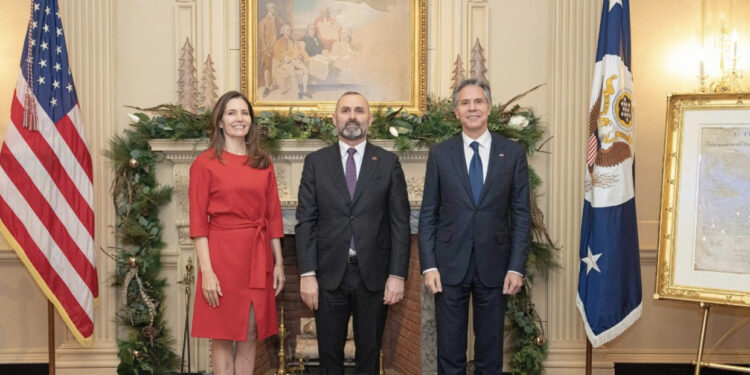 Manja takon Sekretarin amerikan të Shtetit, Antony Blinken: Mirënjohje për mbështetjen e SHBA për jetëzimin e reformës në drejtësi