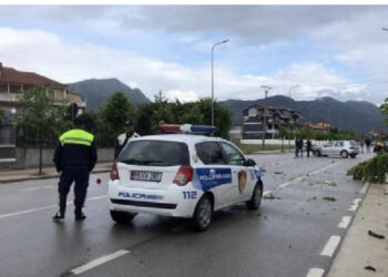 Pa leje drejtimi dhe i dehur në timon, arrestohet polici në Korçë që shkaktoi aksidentin