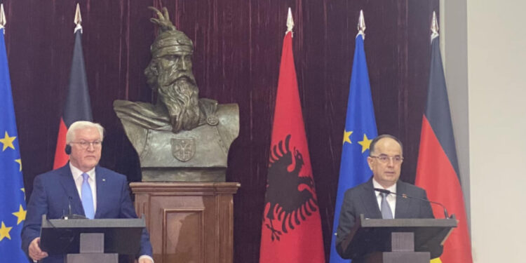 Begaj dhe presidenti gjerman për dalogun Kosovë-Serbi: Vlersojmë çdo kontribut që ul konfliktet