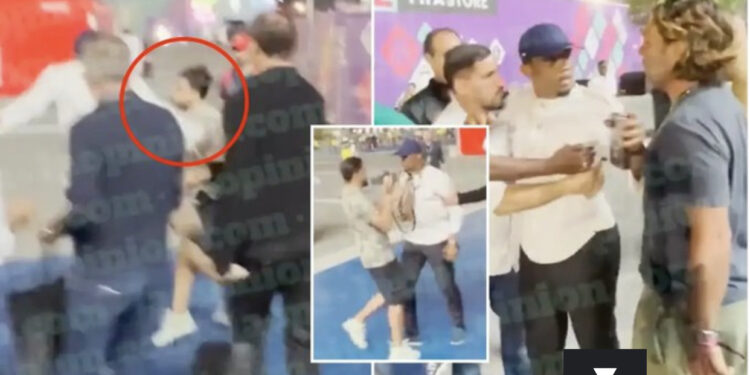 VIDEO/ “Çmendet” Eto’o,  ish-legjenda e Barcelonës shkelmon një person pas ndeshjes së Brazilit