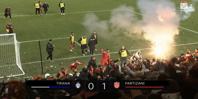 VIDEO/ Kryqyteti vishet i kuq, Skuka fiton duelin me Xhixhën dhe i jep fitoren Partizanit në derbi