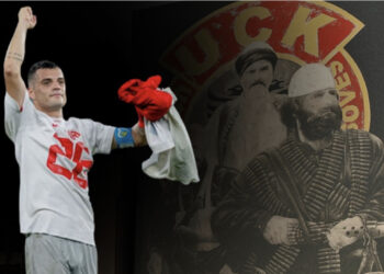 Fanella me mbishkrimin “Jashari” që çmendi serbët, Granit Xhaka sqaron festën e tij pas fitores