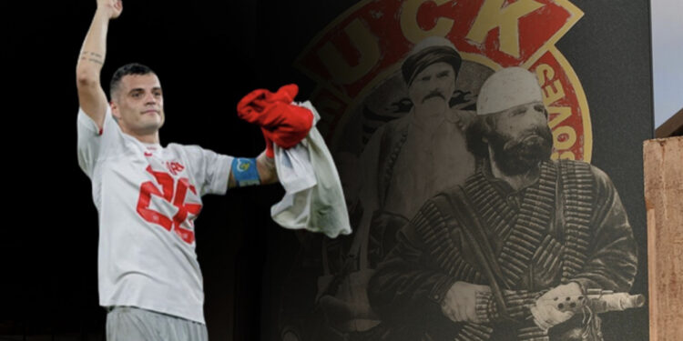 Fanella me mbishkrimin “Jashari” që çmendi serbët, Granit Xhaka sqaron festën e tij pas fitores