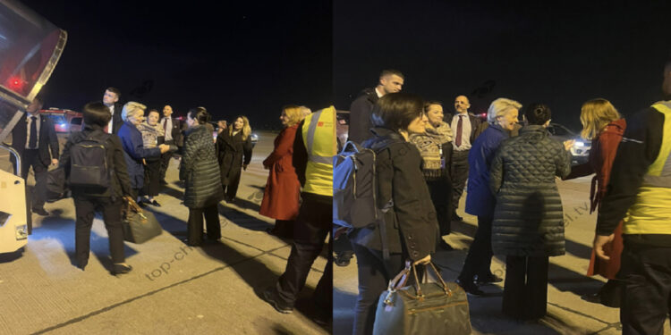 Samiti i BE-Ballkani Perëndimor në Tiranë/ Mbërrijnë në Rinas Von der Leyen dhe Varhelyi