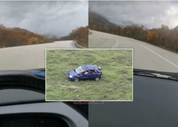 TRAGJIKE/ Automjeti përfundoi në greminë, biznesmenia nga Saranda filmoi udhëtimin e fundit
