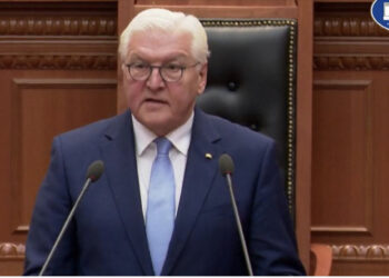 VIDEO/ Presidenti gjerman në Tiranë: Qeveri-opozitë, punoni bashkë përtej llogoreve