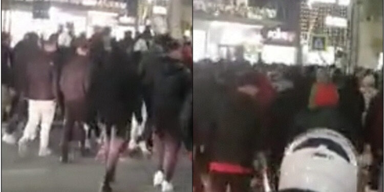 VIDEO/ Afron ora e derbit Tirana-Partizani, tifozët të ndarë në grupe marshojnë drejt stadiumit