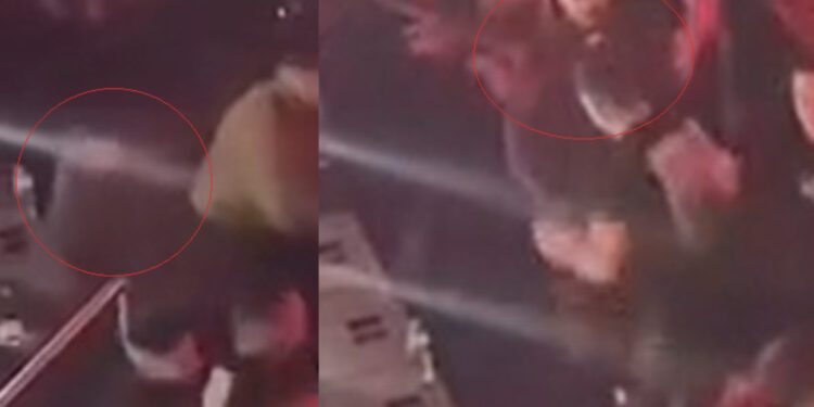 VIDEO/ Sherr në koncertin e Noizyt në Zvicër, reperi bie përtokë