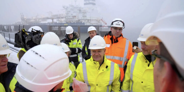 Gjermania hap terminal për gaz të lëngshëm natyror