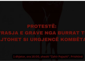 Vrasja e grave nga burrat, sot protestohet në Prishtinë