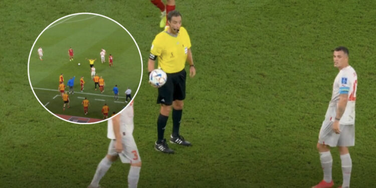 VIDEO/ Granit Xhakën nuk e mbajnë nervat, përplaset verbalisht me lojtarët e Serbisë