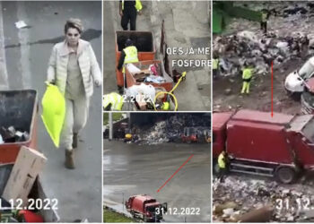 As diferencim, as riciklim / Si zbuloi Kryemadhi SKANDALIN në “inceneratorin” e Tiranës, hodhi qesen fosforeshente që u gjurmua me DRON! Firma që paguhet 29 EURO për 1 ton kryen vetëm groposjen