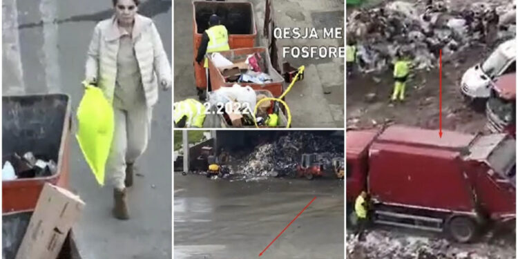 As diferencim, as riciklim / Si zbuloi Kryemadhi SKANDALIN në “inceneratorin” e Tiranës, hodhi qesen fosforeshente që u gjurmua me DRON! Firma që paguhet 29 EURO për 1 ton kryen vetëm groposjen