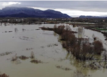 Përmbytjet në Shkodër, 1100 hektarë gjenden nën ujë!