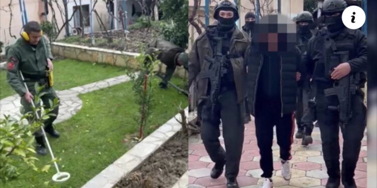 VIDEO/ Kërkime me detektor në oborr! Çfarë gjeti RENEA në vilën e të fortëve të Durrësit?