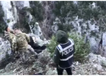 DALIN PAMJET/ Momenti kur RENEA shpëton 43-vjeçarin që mbeti i bllokuar në kanionet e Gramshit teksa kërkonte për flori