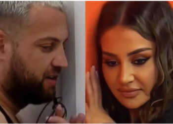 VIDEO/ Luizi i izoluar, Kiara Tito nuk rri dot pa të, afrohet te dera për të biseduar