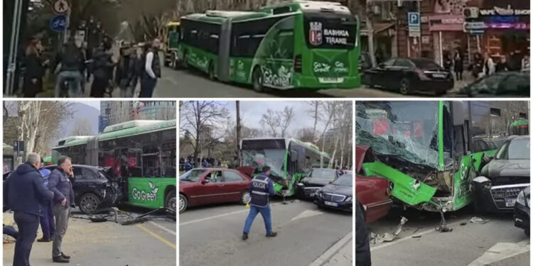 Njoftimi zyrtar për arrestimin e shoferit të urbanit që përplasi 10 makina në Tiranë