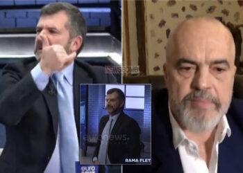 FOTO/ Edi Rama flet për akuzat e opozitës për “McGonigal”, Andi Bushati lë studion