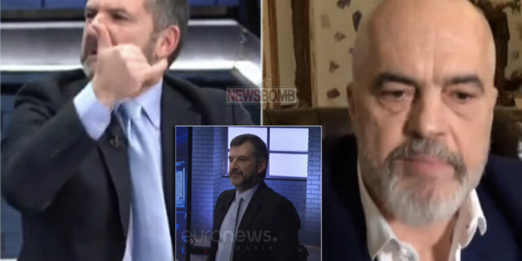 FOTO/ Edi Rama flet për akuzat e opozitës për “McGonigal”, Andi Bushati lë studion